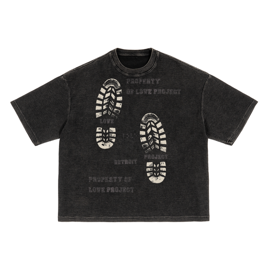 Boot Graphic Washed Waffle Tee