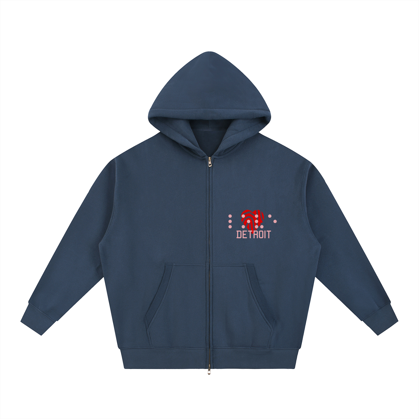 Love Detroit Boxy Fleece Hoodie