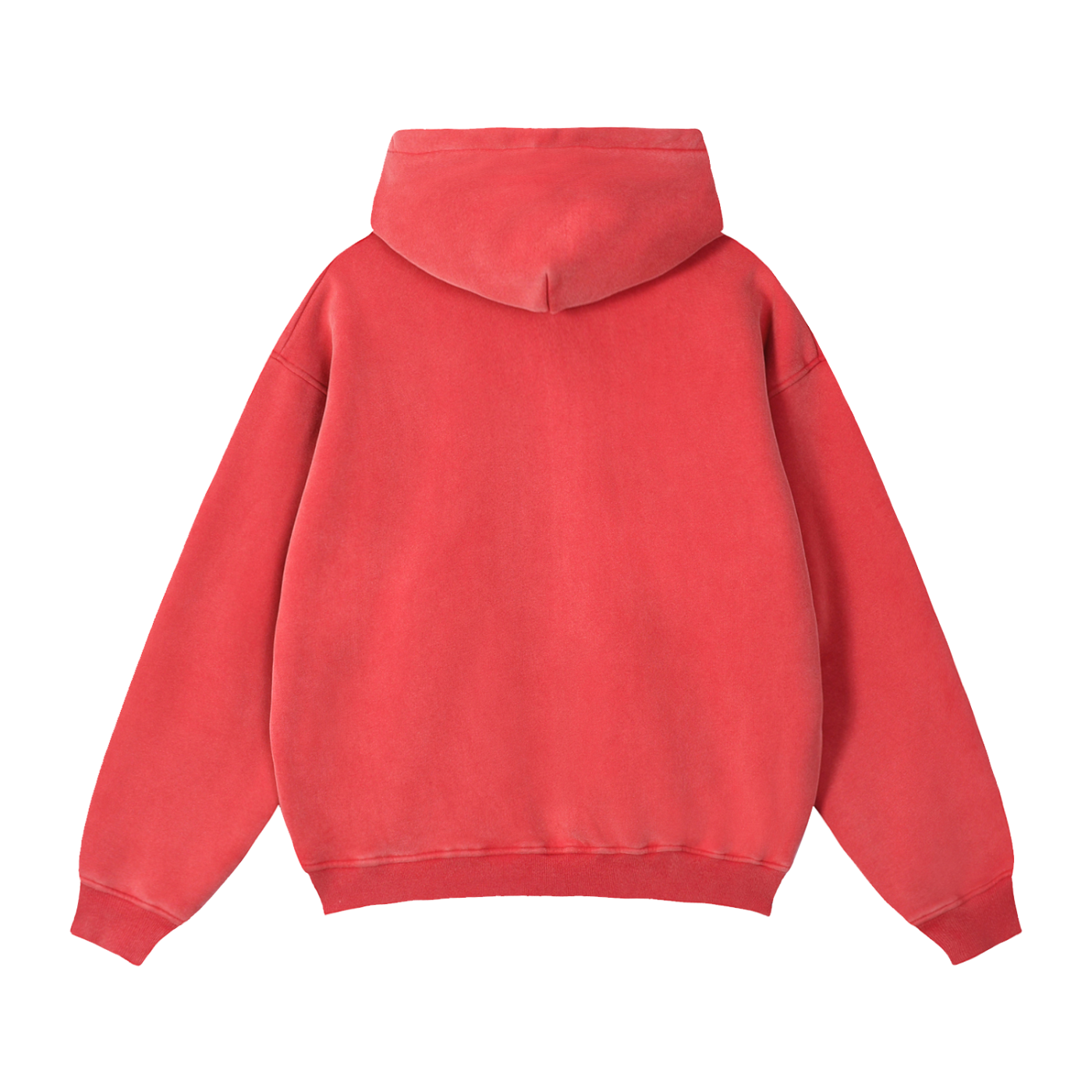 Boxy Fleece Zip Hoodie - Oversized Streetwear