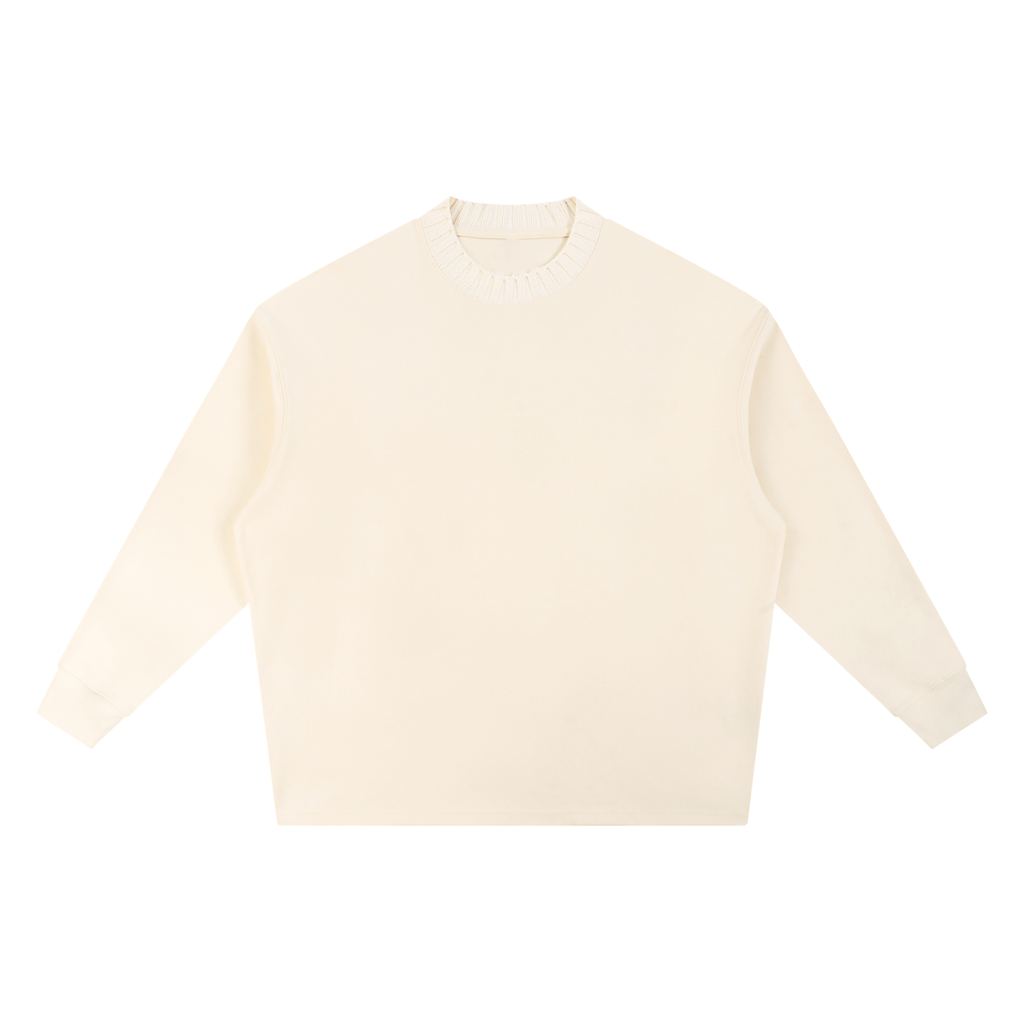Knitted Crewneck Oversized Sweatshirt