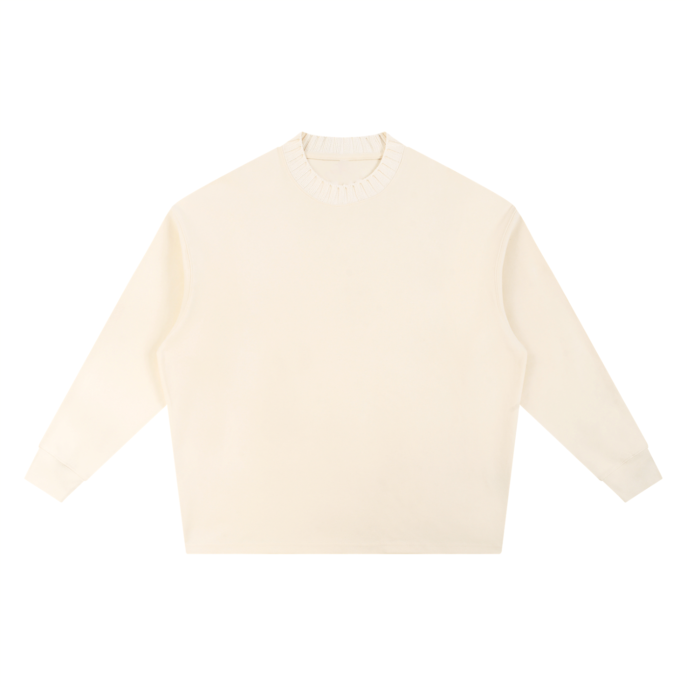 Knitted Crewneck Oversized Sweatshirt