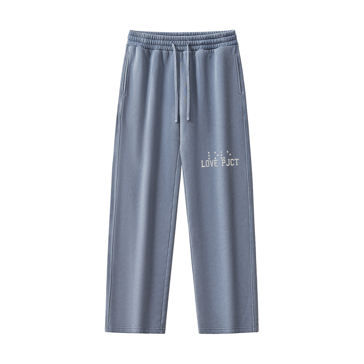 Frayed Enzyme Washed Fleece Sweatpants