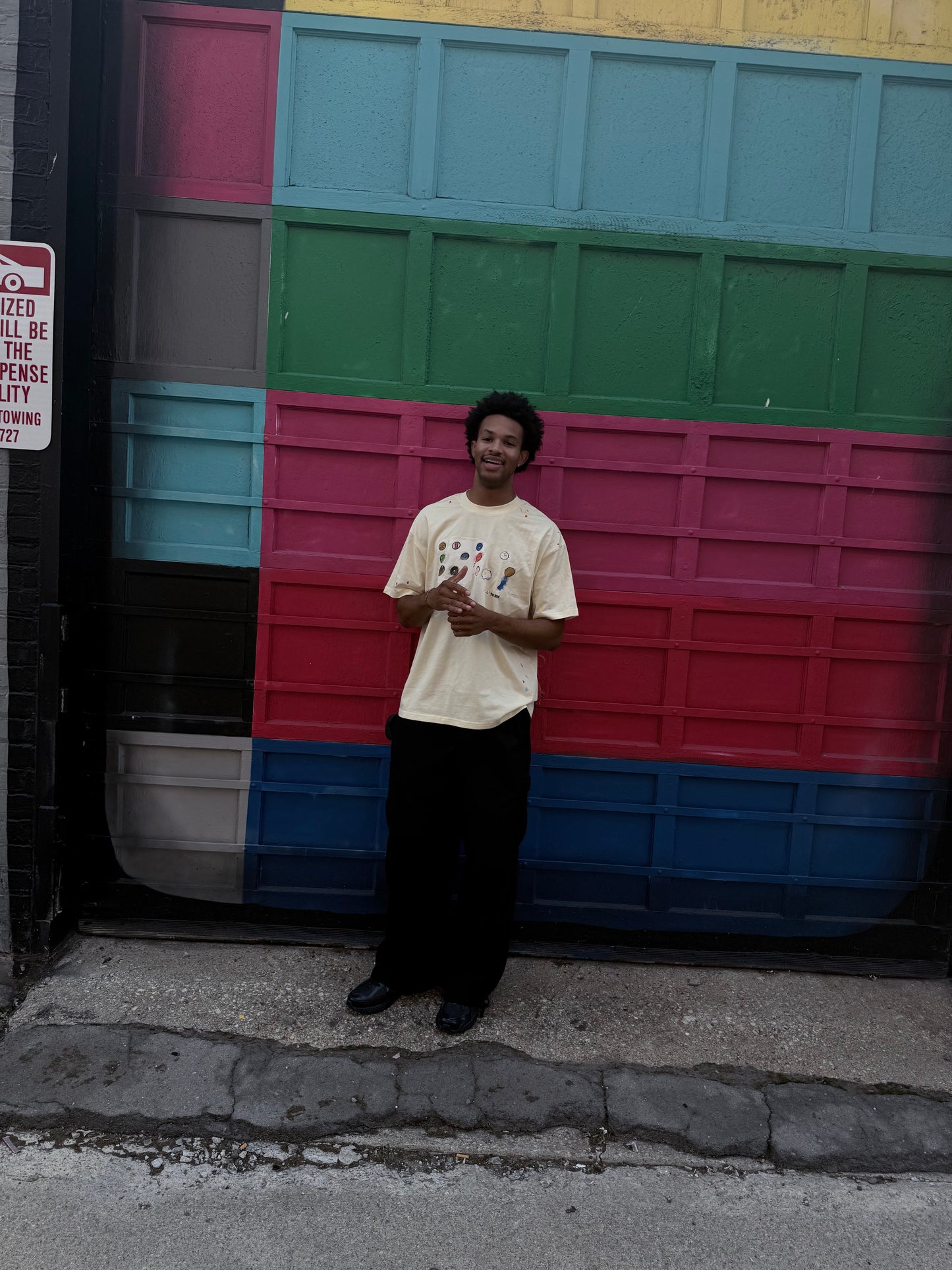 Abstract Splatter T-Shirt