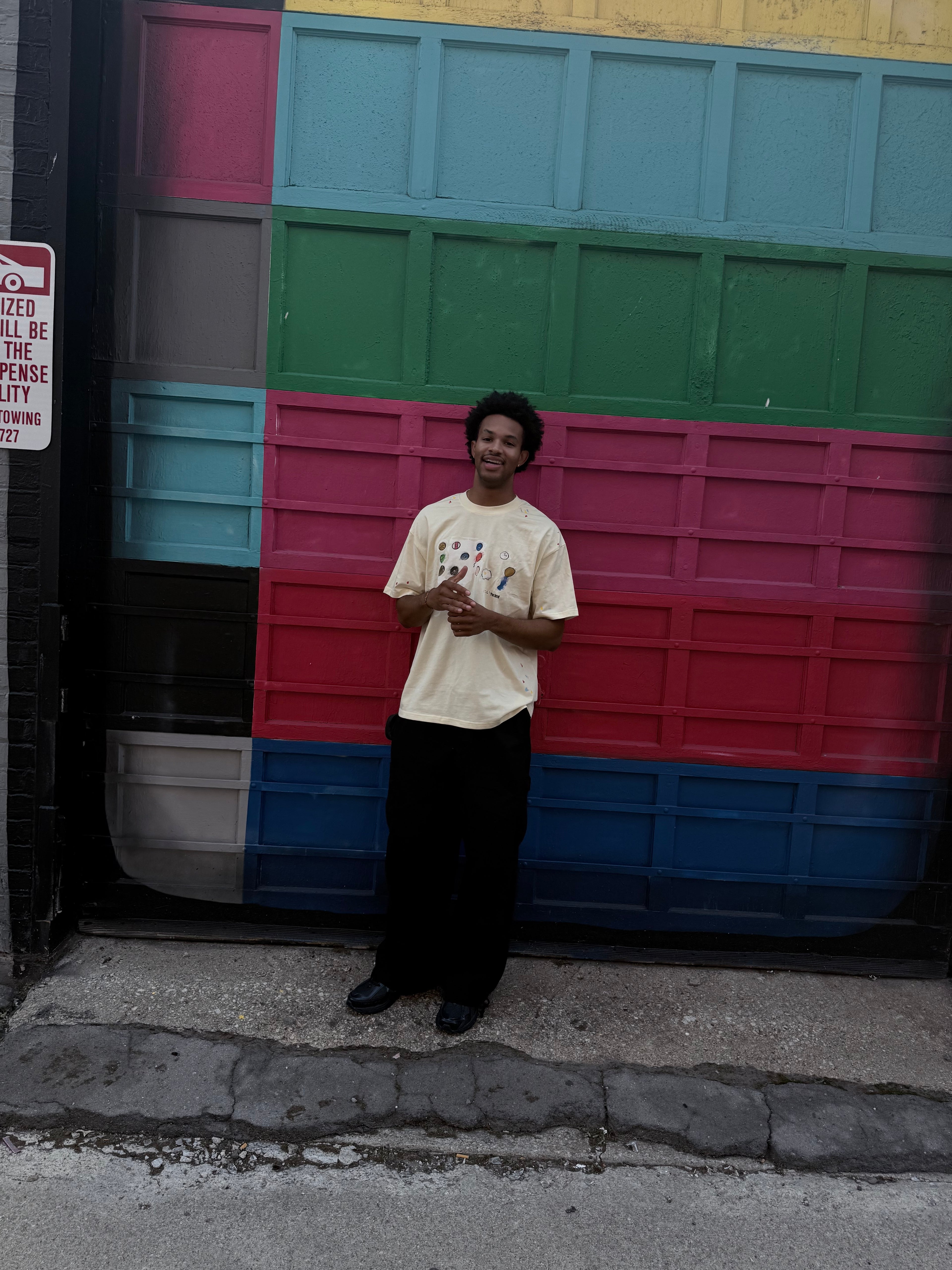 Abstract Splatter T-Shirt