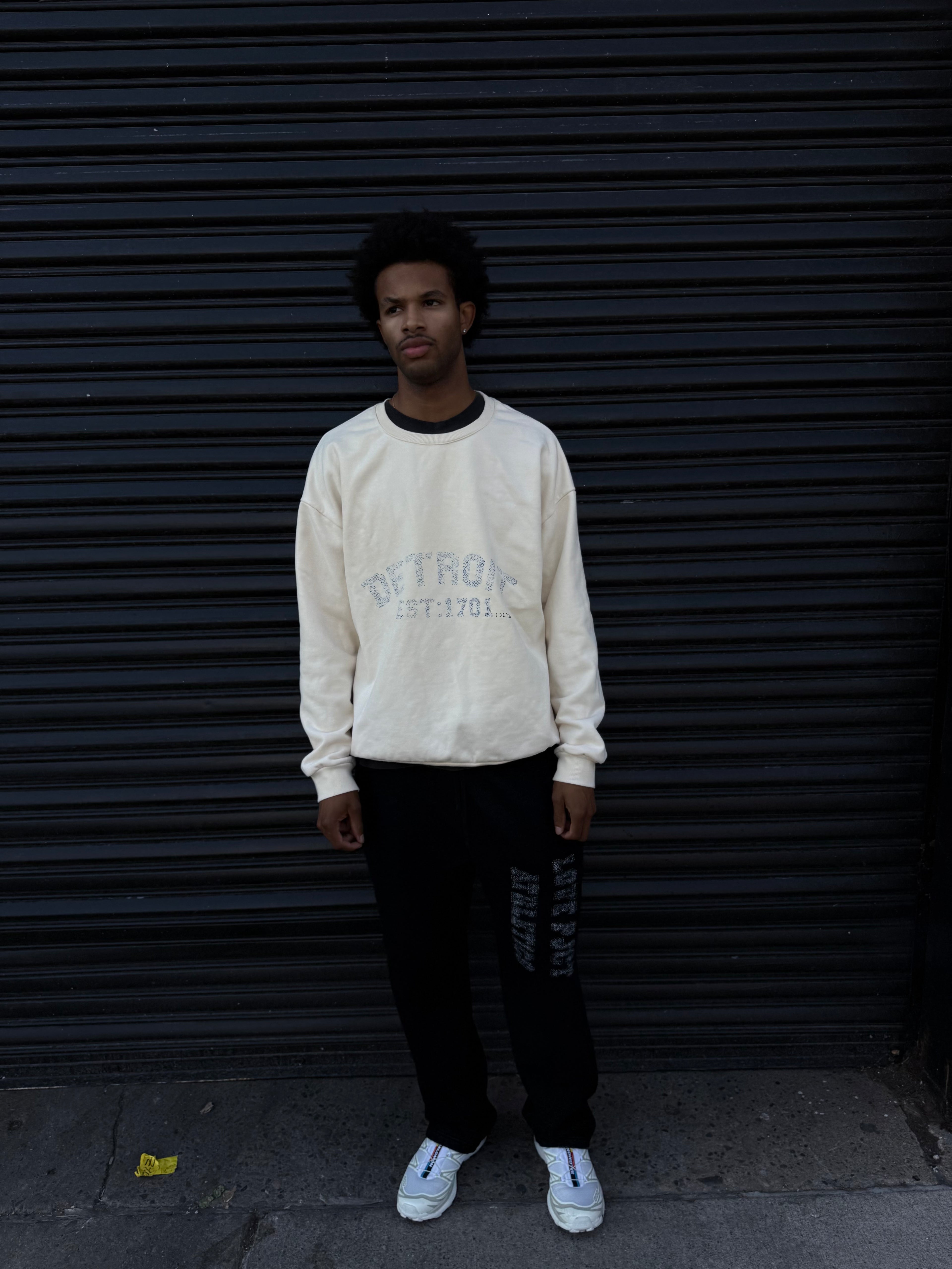 Drop Shoulder "Detroit" Sweatshirt
