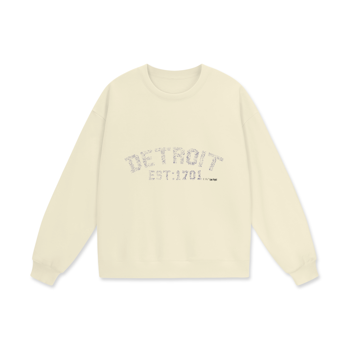 Drop Shoulder "Detroit" Sweatshirt