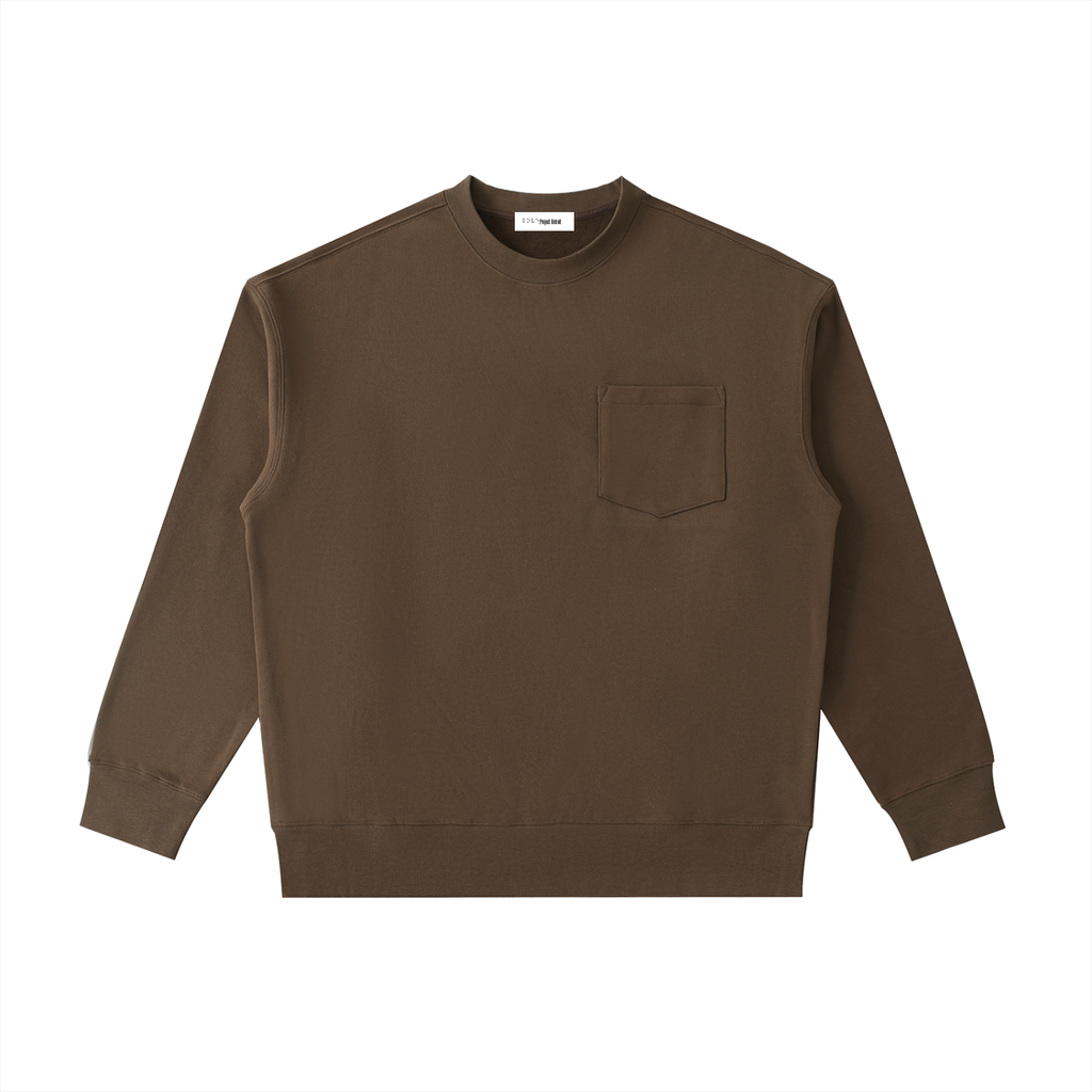 Heavyweight Patch Pocket Crewneck